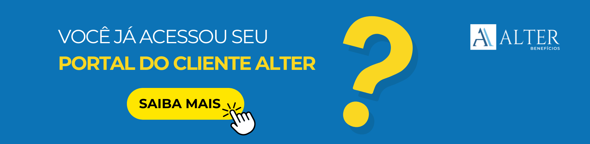 Alter Blog - Você já acessou seu Portal do Cliente Alter? Clique aqui e saiba mais.