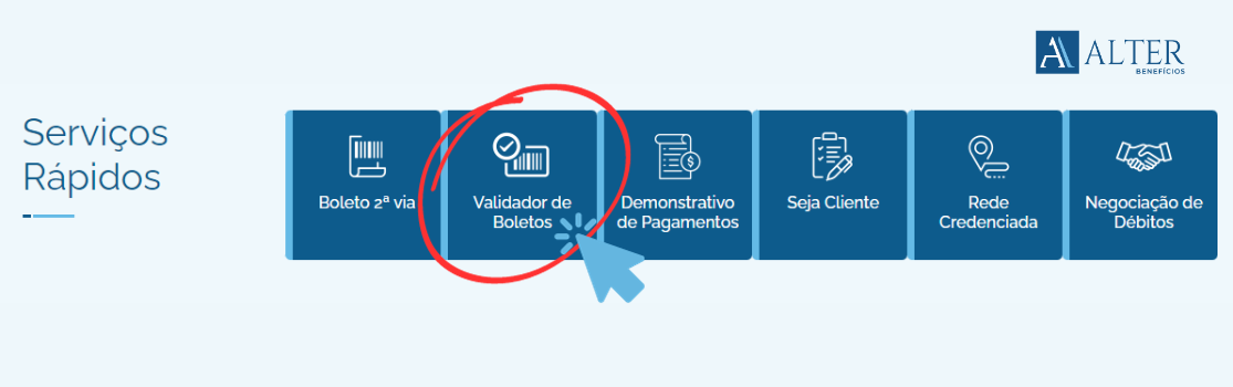 Alter Blog - Home Site Validador de Boletos